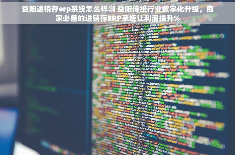 益阳进销存erp系统怎么样啊 益阳传统行业数字化升级，商家必备的进销存ERP系统让利润提升%