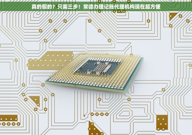 真的假的？只需三步！常德办理记账代理机构现在超方便