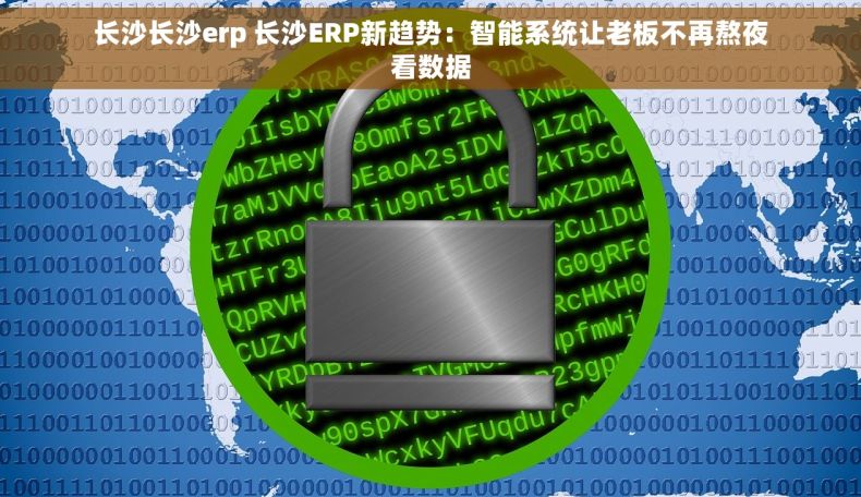 长沙长沙erp 长沙ERP新趋势：智能系统让老板不再熬夜看数据