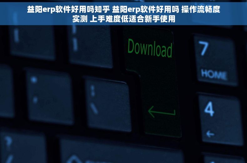 益阳erp软件好用吗知乎 益阳erp软件好用吗 操作流畅度实测 上手难度低适合新手使用