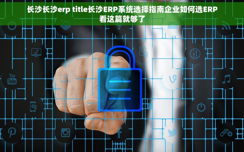 长沙长沙erp title长沙ERP系统选择指南企业如何选ERP看这篇就够了