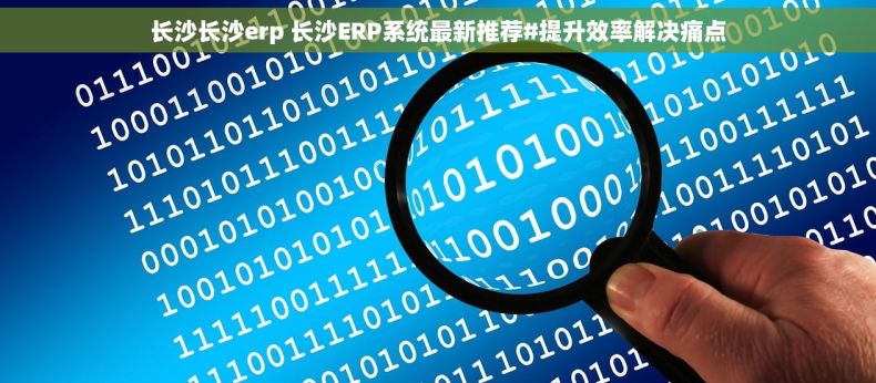 长沙长沙erp 长沙ERP系统最新推荐#提升效率解决痛点