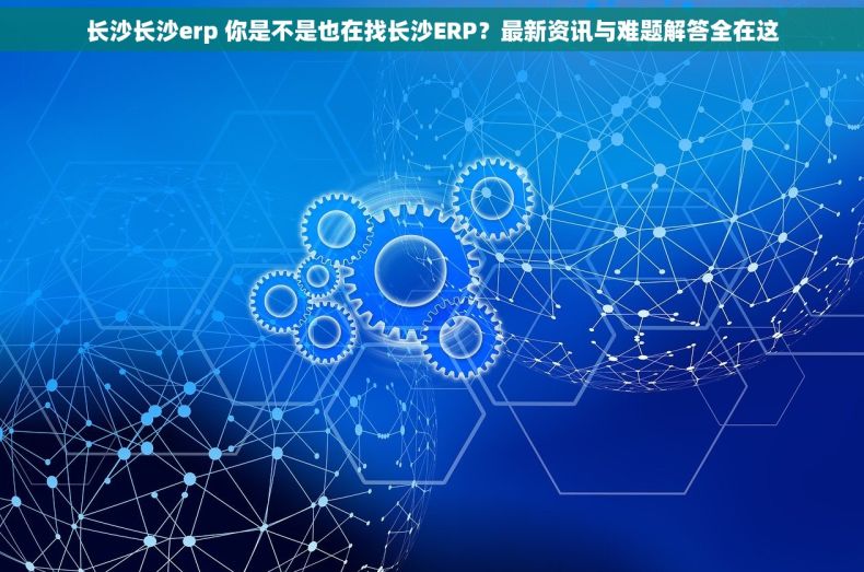 长沙长沙erp 你是不是也在找长沙ERP？最新资讯与难题解答全在这
