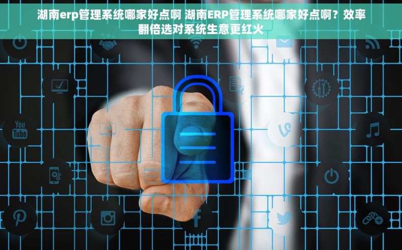 湖南erp管理系统哪家好点啊 湖南ERP管理系统哪家好点啊？效率翻倍选对系统生意更红火
