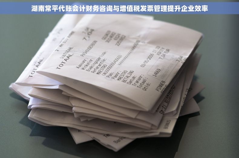 湖南常平代账会计财务咨询与增值税发票管理提升企业效率