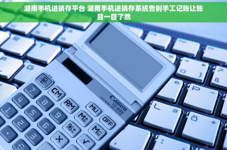 湖南手机进销存平台 湖南手机进销存系统告别手工记账让账目一目了然