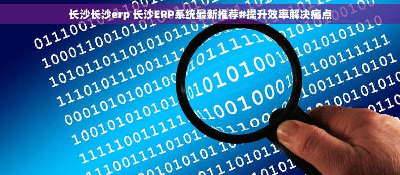 长沙长沙erp 长沙ERP系统最新推荐#提升效率解决痛点