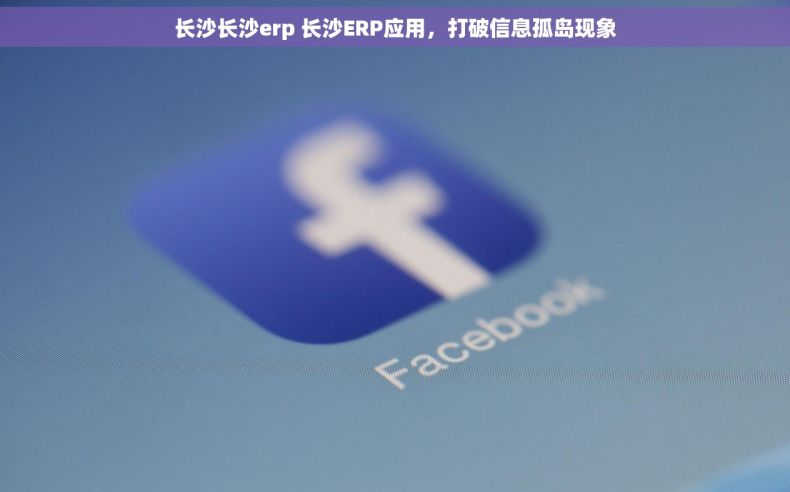 长沙长沙erp 长沙ERP应用，打破信息孤岛现象