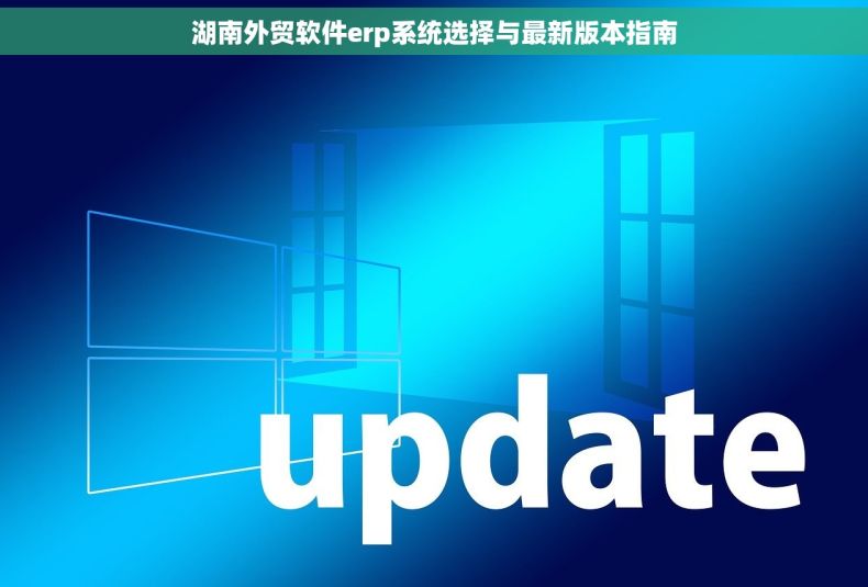湖南外贸软件erp系统选择与最新版本指南