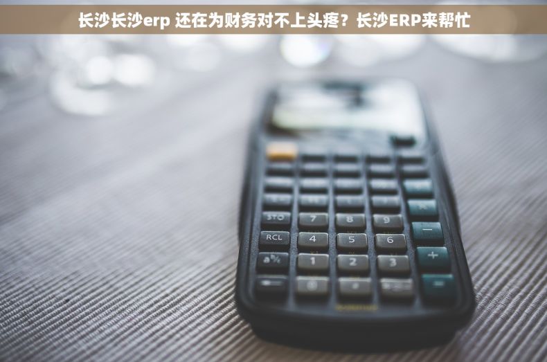 长沙长沙erp 还在为财务对不上头疼？长沙ERP来帮忙