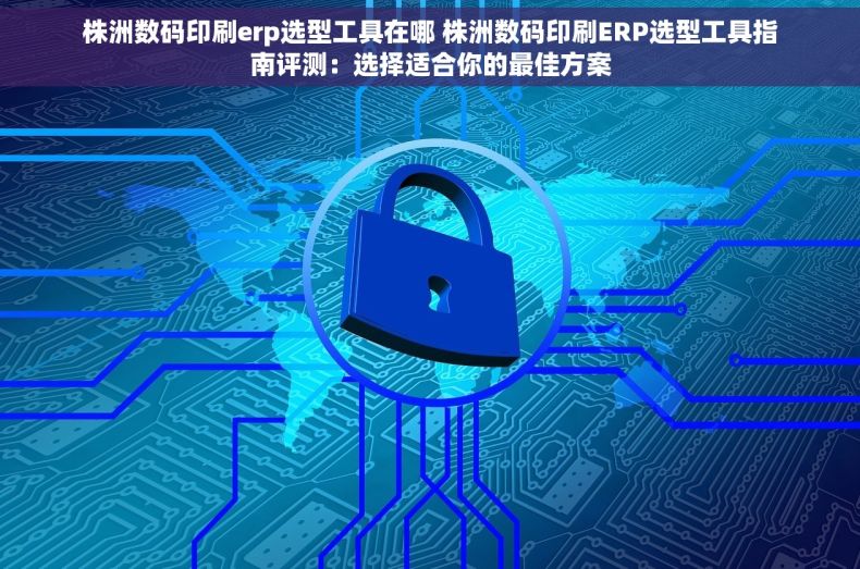 株洲数码印刷erp选型工具在哪 株洲数码印刷ERP选型工具指南评测：选择适合你的最佳方案