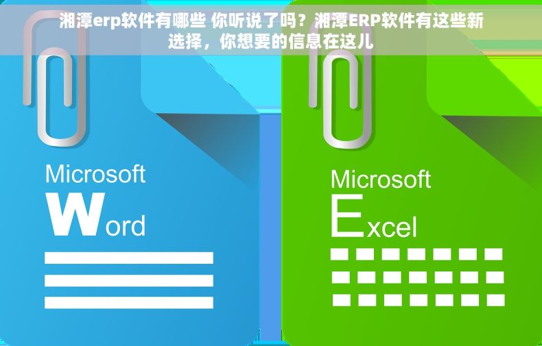 湘潭erp软件有哪些 你听说了吗？湘潭ERP软件有这些新选择，你想要的信息在这儿