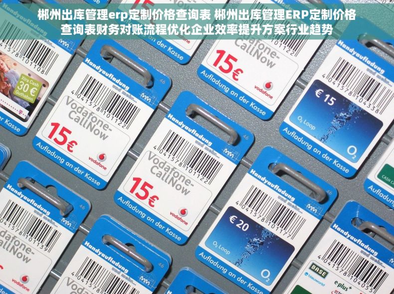 郴州出库管理erp定制价格查询表 郴州出库管理ERP定制价格查询表财务对账流程优化企业效率提升方案行业趋势