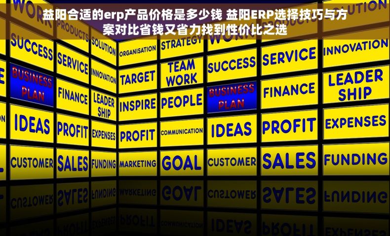益阳合适的erp产品价格是多少钱 益阳ERP选择技巧与方案对比省钱又省力找到性价比之选