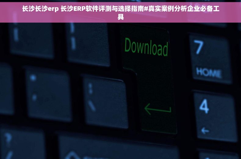 长沙长沙erp 长沙ERP软件评测与选择指南#真实案例分析企业必备工具