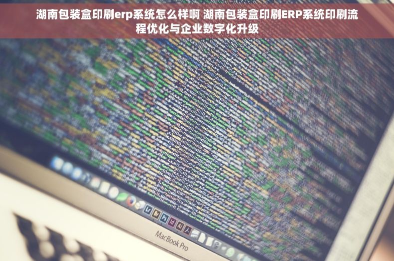 湖南包装盒印刷erp系统怎么样啊 湖南包装盒印刷ERP系统印刷流程优化与企业数字化升级