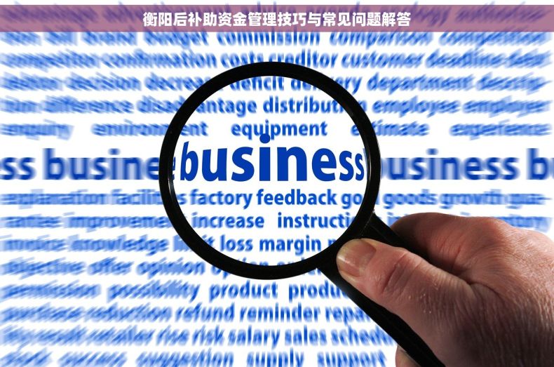 衡阳后补助资金管理技巧与常见问题解答
