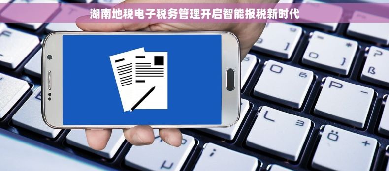 湖南地税电子税务管理开启智能报税新时代