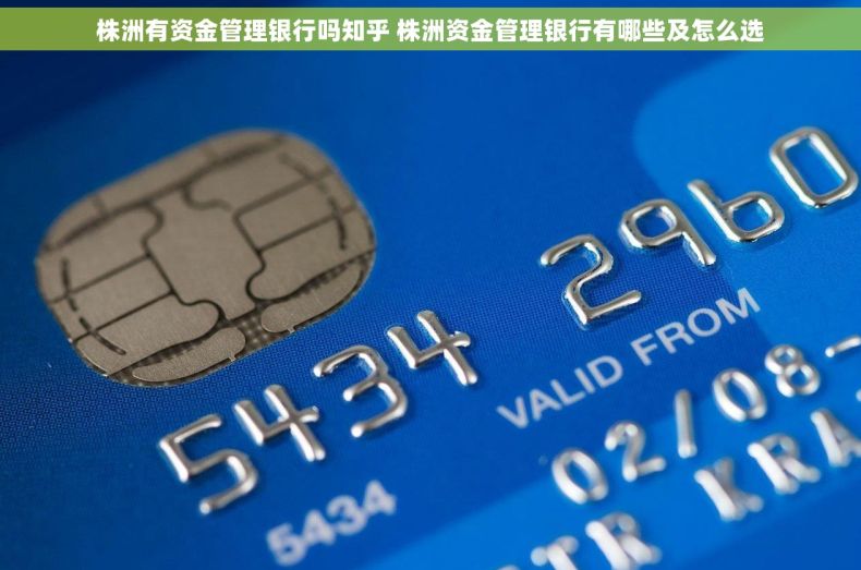 株洲有资金管理银行吗知乎 株洲资金管理银行有哪些及怎么选