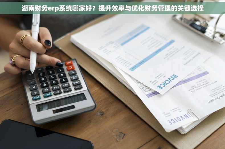 湖南财务erp系统哪家好？提升效率与优化财务管理的关键选择