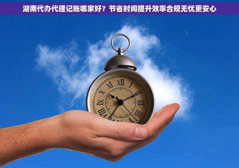 湖南代办代理记账哪家好？节省时间提升效率合规无忧更安心