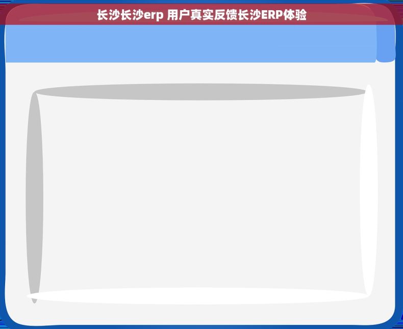 长沙长沙erp 用户真实反馈长沙ERP体验