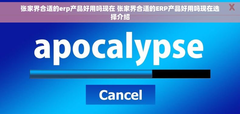 张家界合适的erp产品好用吗现在 张家界合适的ERP产品好用吗现在选择介绍