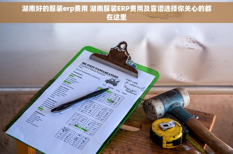 湖南好的服装erp费用 湖南服装ERP费用及靠谱选择你关心的都在这里