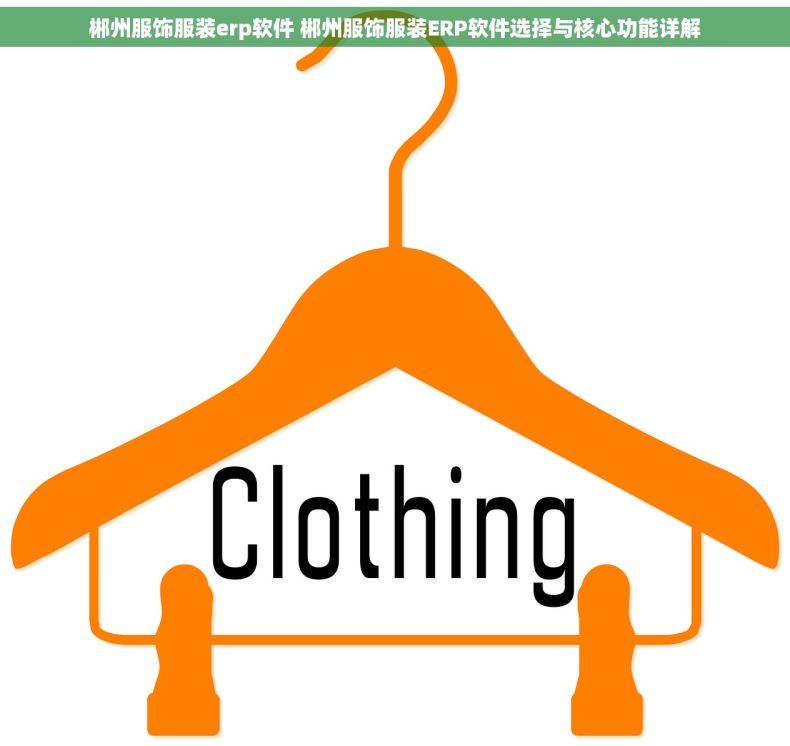 郴州服饰服装erp软件 郴州服饰服装ERP软件选择与核心功能详解