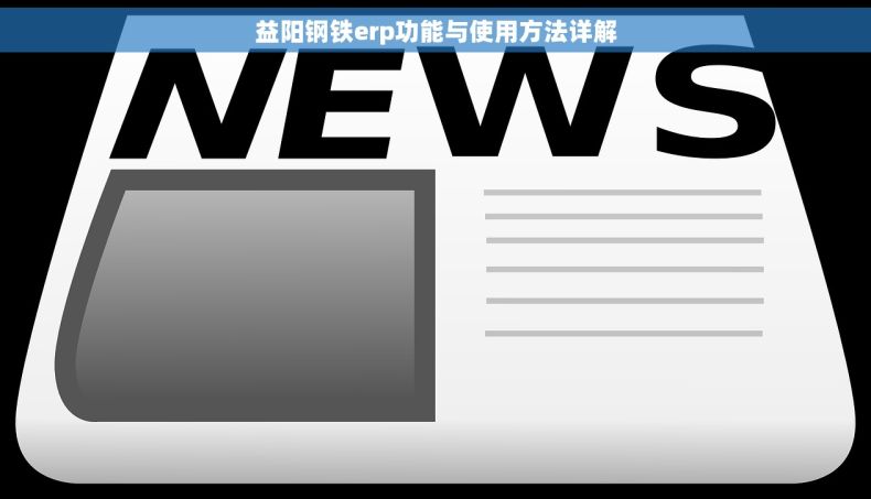 益阳钢铁erp功能与使用方法详解