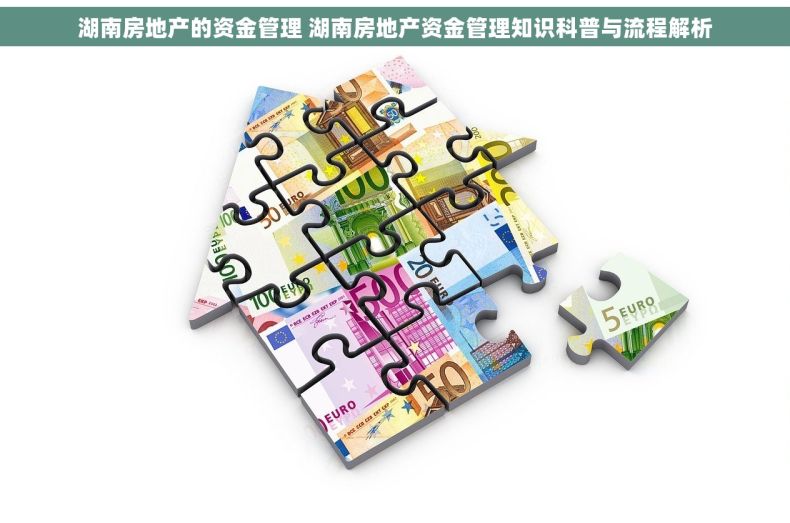 湖南房地产的资金管理 湖南房地产资金管理知识科普与流程解析