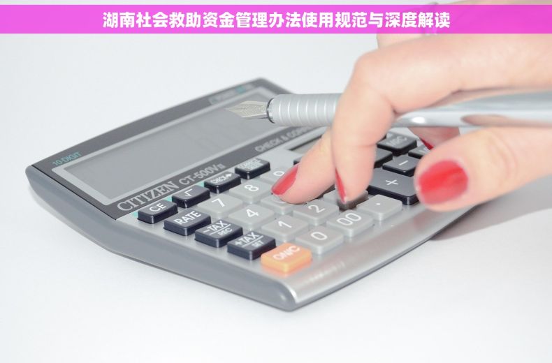 湖南社会救助资金管理办法使用规范与深度解读