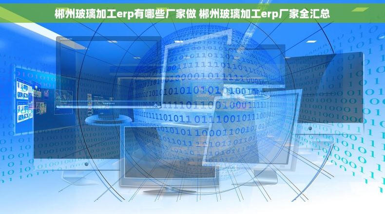 郴州玻璃加工erp有哪些厂家做 郴州玻璃加工erp厂家全汇总