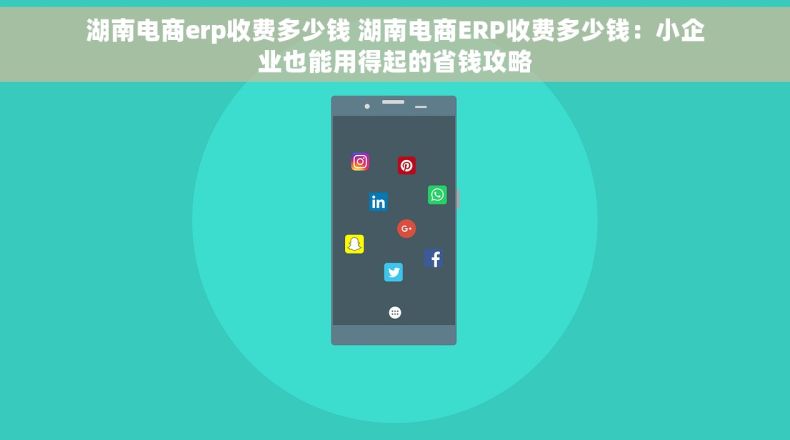 湖南电商erp收费多少钱 湖南电商ERP收费多少钱：小企业也能用得起的省钱攻略