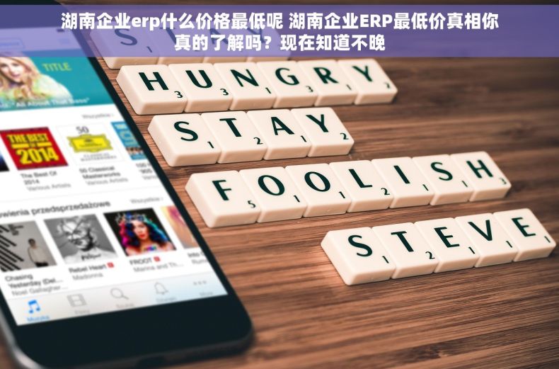 湖南企业erp什么价格最低呢 湖南企业ERP最低价真相你真的了解吗？现在知道不晚