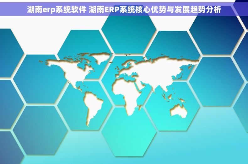 湖南erp系统软件 湖南ERP系统核心优势与发展趋势分析