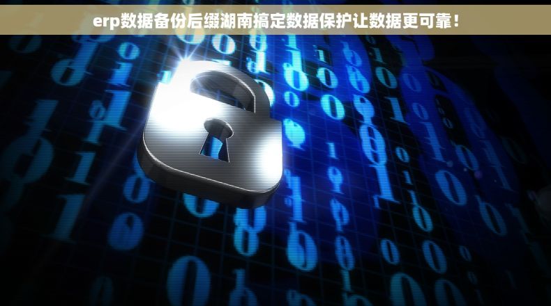 erp数据备份后缀湖南搞定数据保护让数据更可靠！