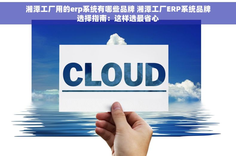 湘潭工厂用的erp系统有哪些品牌 湘潭工厂ERP系统品牌选择指南：这样选最省心