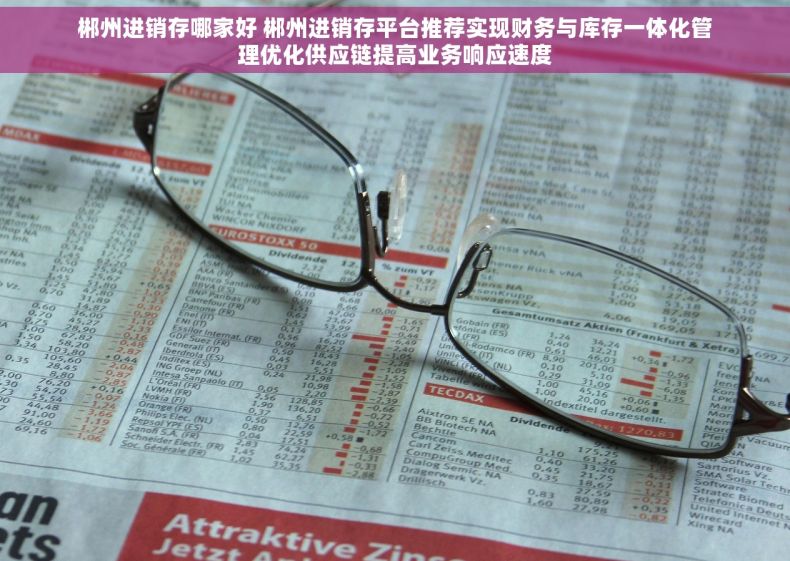 郴州进销存哪家好 郴州进销存平台推荐实现财务与库存一体化管理优化供应链提高业务响应速度