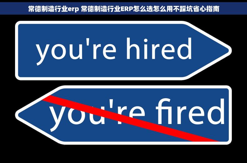常德制造行业erp 常德制造行业ERP怎么选怎么用不踩坑省心指南