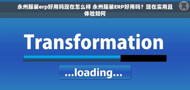 永州服装erp好用吗现在怎么样 永州服装ERP好用吗？现在实用且体验如何