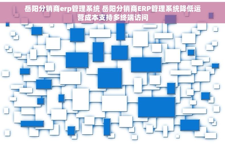 岳阳分销商erp管理系统 岳阳分销商ERP管理系统降低运营成本支持多终端访问