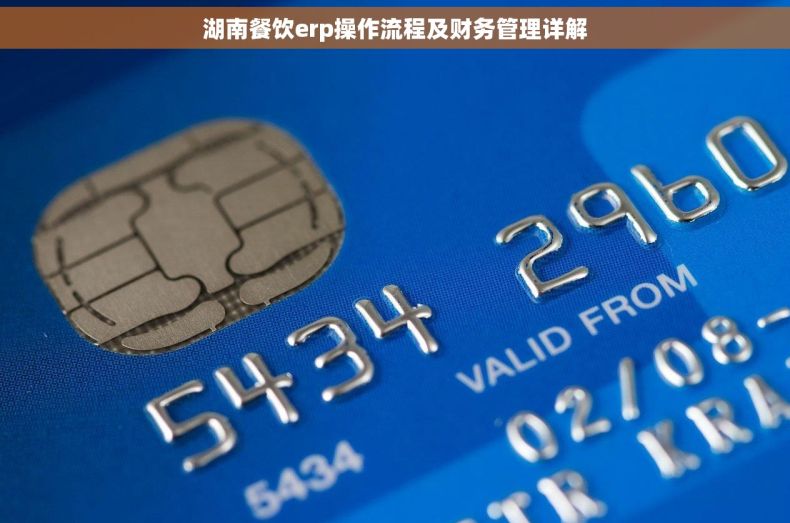 湖南餐饮erp操作流程及财务管理详解