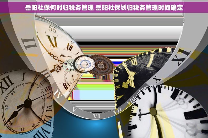 岳阳社保何时归税务管理 岳阳社保划归税务管理时间确定