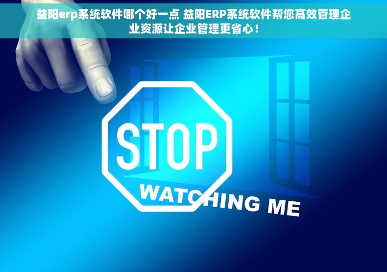 益阳erp系统软件哪个好一点 益阳ERP系统软件帮您高效管理企业资源让企业管理更省心！