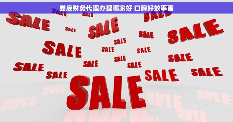 娄底财务代理办理哪家好 口碑好效率高