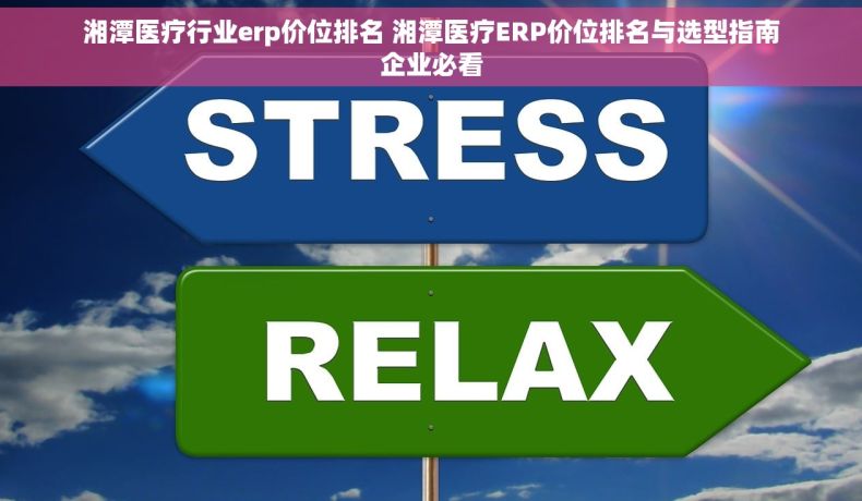 湘潭医疗行业erp价位排名 湘潭医疗ERP价位排名与选型指南企业必看