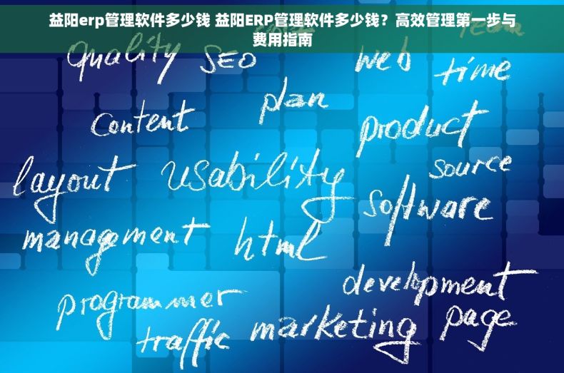 益阳erp管理软件多少钱 益阳ERP管理软件多少钱？高效管理第一步与费用指南