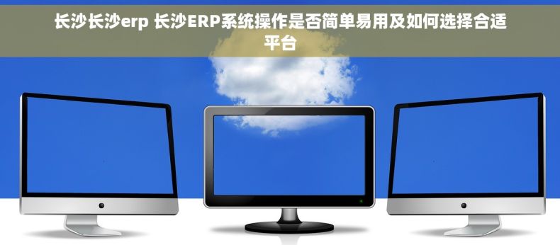 长沙长沙erp 长沙ERP系统操作是否简单易用及如何选择合适平台