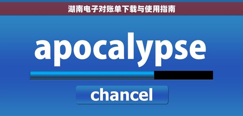 湖南电子对账单下载与使用指南